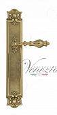 Дверная ручка Venezia на планке PL97 мод. Gifestion (полир. латунь) проходная