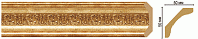 Потолочный плинтус (карниз) Decomaster 167-126 (размер 48х48х2400)